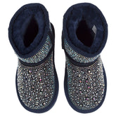 LELLI KELLY Rhinestone Boots Blue